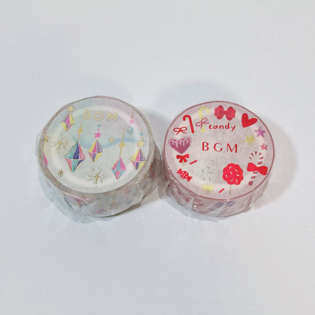 BGM Shiny Gem Washi Tape Set (2 pcs.)