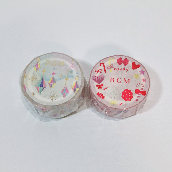 BGM Shiny Gem Washi Tape Set (2 pcs.)