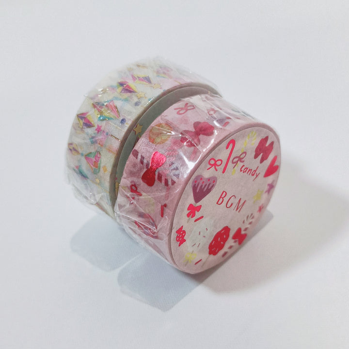 BGM Shiny Gem Washi Tape Set (2 pcs.)