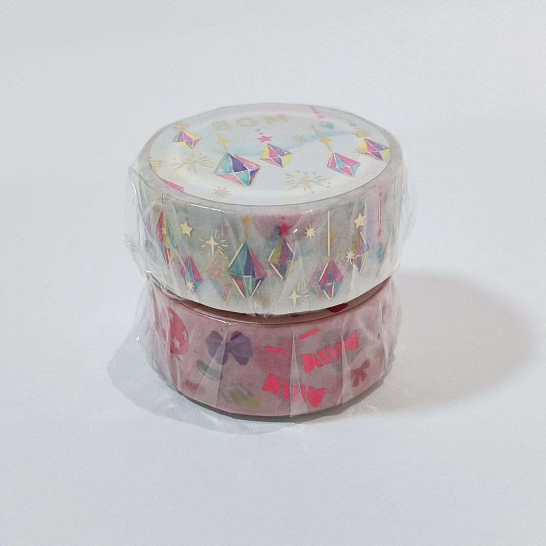 BGM Shiny Gem Washi Tape Set (2 pcs.)