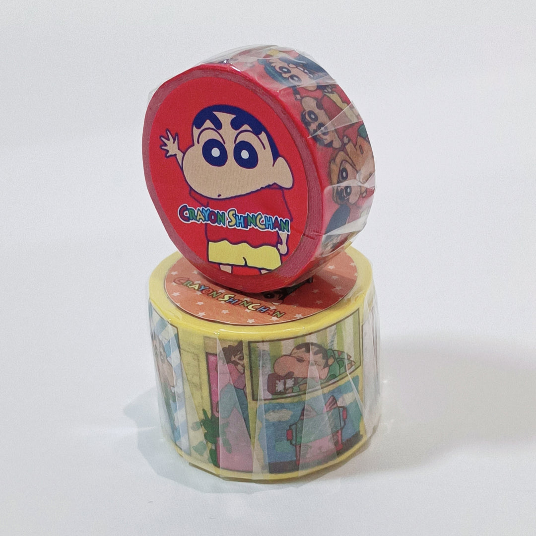 Crayon Shincan Washi Tape Set (2 pcs. red & yellow)