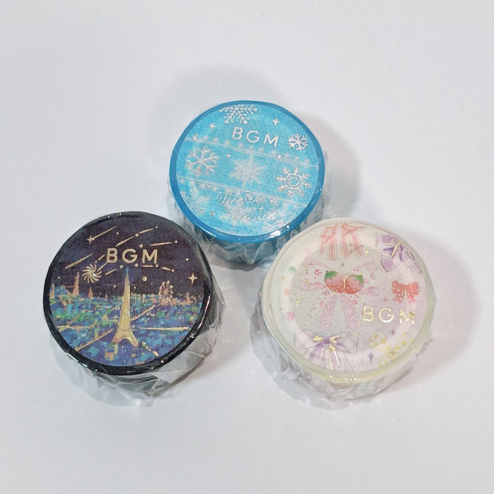 BGM Sparkle Moment Washi Tape Set (3 pcs.)