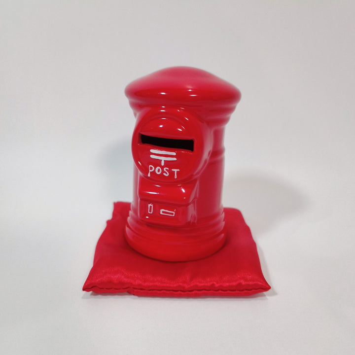 Japan Post Retro Red Mailbox Coin Bank (With Secure Wrapping)