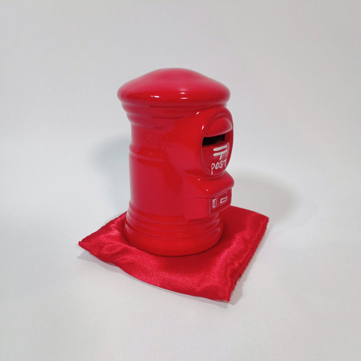 Japan Post Retro Red Mailbox Coin Bank (With Secure Wrapping)