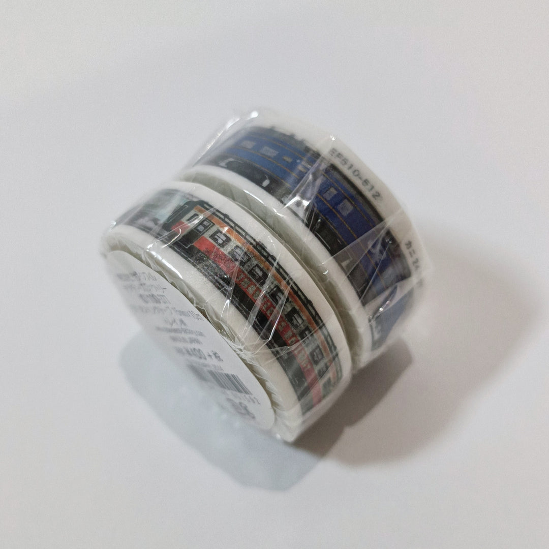 Traveler's Factory Japan Train Washi Tape Set (2 pcs.)