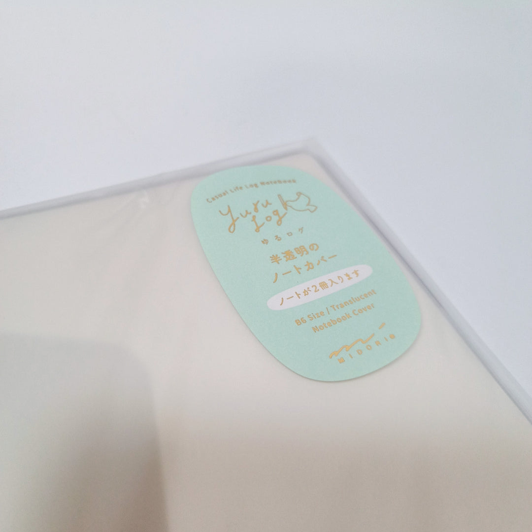 Yuru Log B6 translucent notebook cover