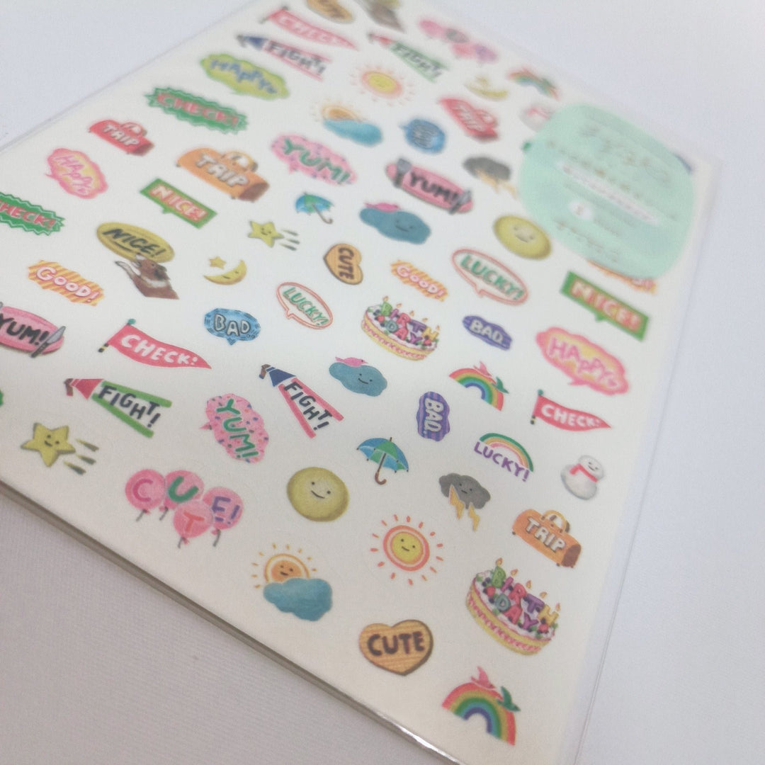 Yuru Log daily life cute fun decoration sticker sheet