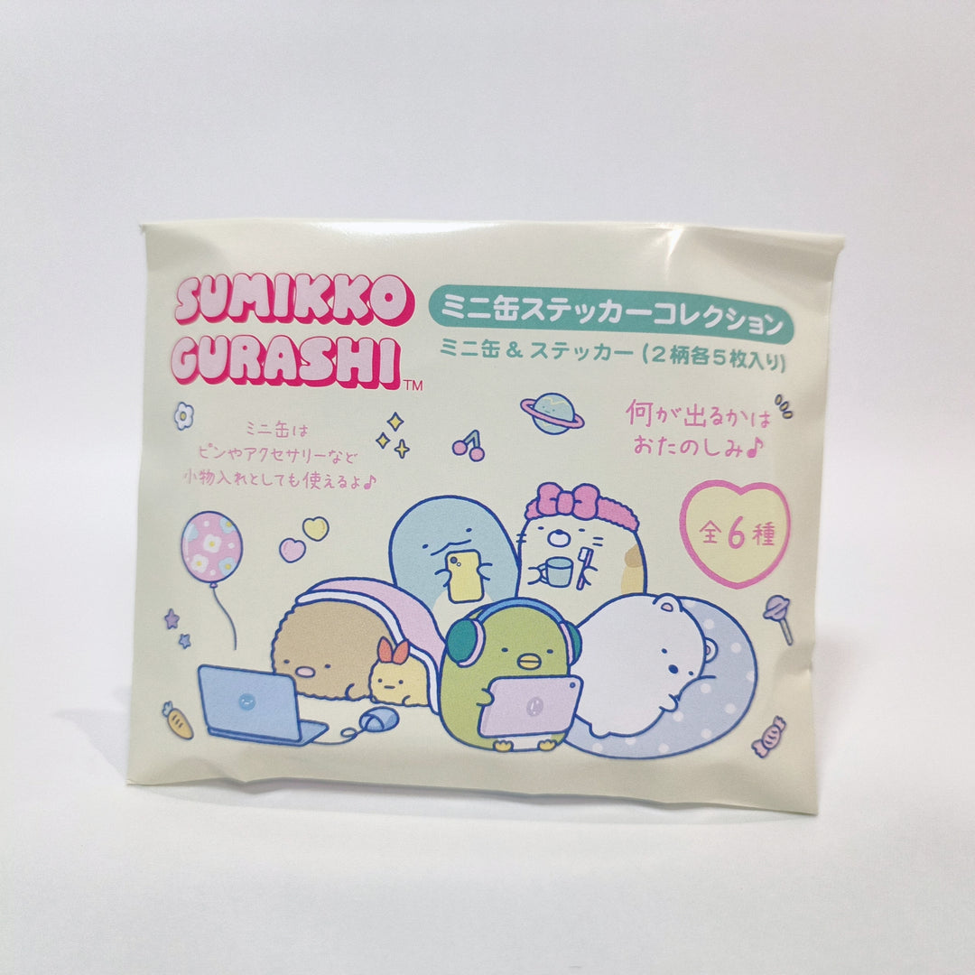 Sumikkogurashi mini can sticker set (random design)