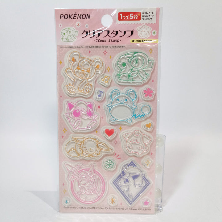 Pokemon clear stamp (pink)