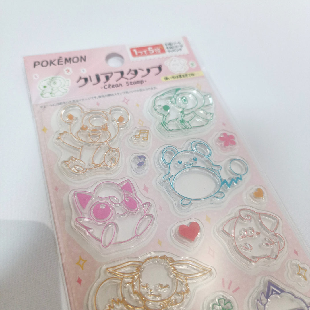 Pokemon clear stamp (pink)