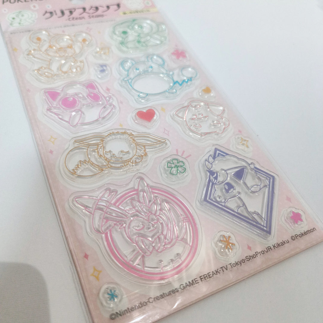 Pokemon clear stamp (pink)