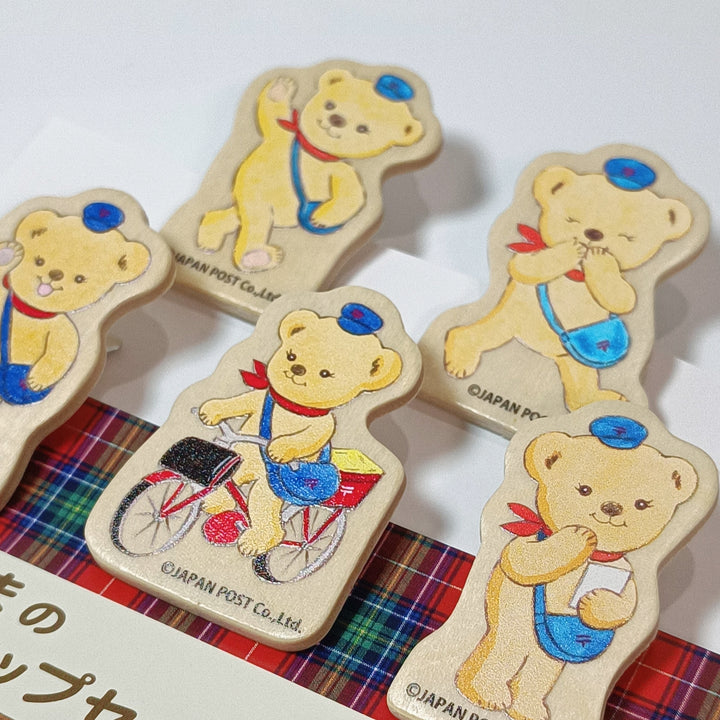 [Posukuma Cafe Limited] Posukuma Wooden Clips (5 pcs.)