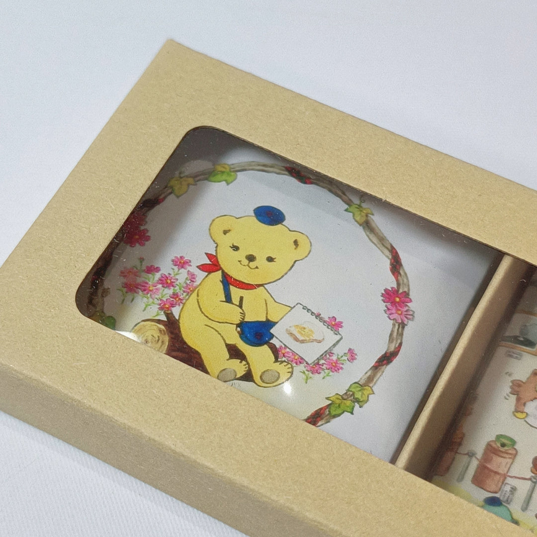 [Posukuma Cafe Limited] Posukuma Glass Magnet (2 pcs.)