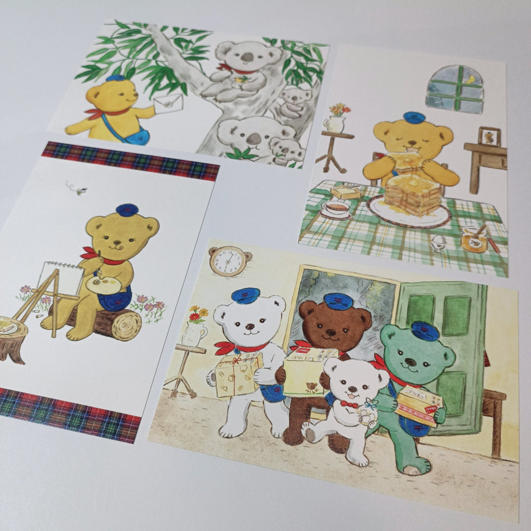 [Posukuma Cafe Limited] Posukuma Storybook Postcard Set (4 pcs.)