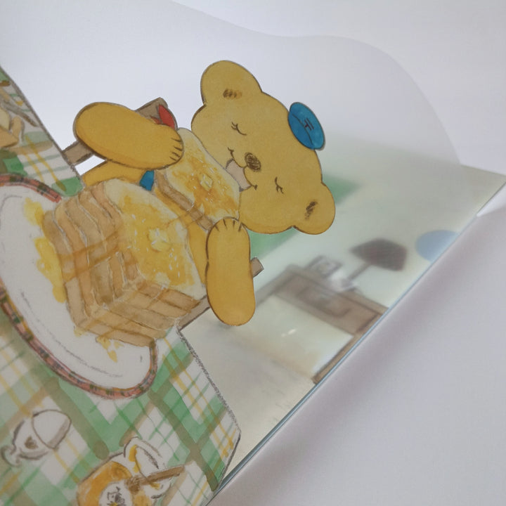 [Posukuma Cafe Limited] Posukuma Honey Toast A4 Clear File + Sticker Sheet Set