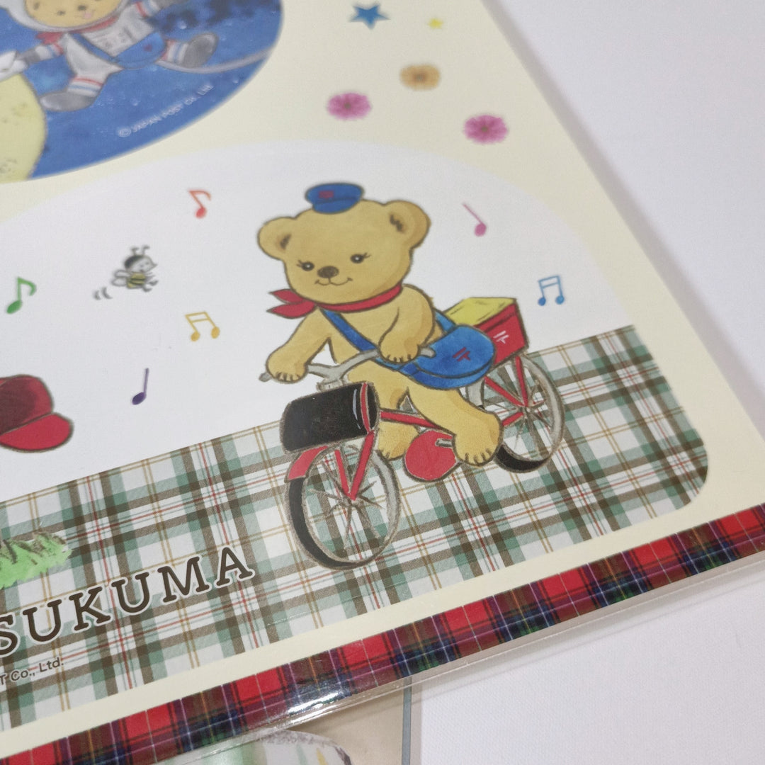 [Posukuma Cafe Limited] Posukuma Honey Toast A4 Clear File + Sticker Sheet Set