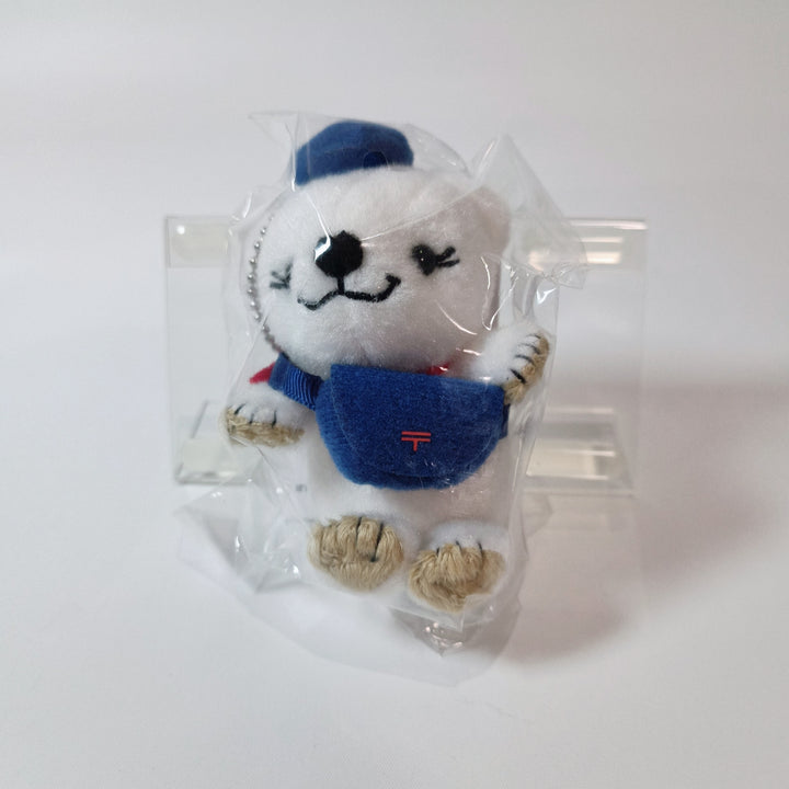 [Posukuma Cafe Limited] Posukuma Mini Plush Keychain (White)