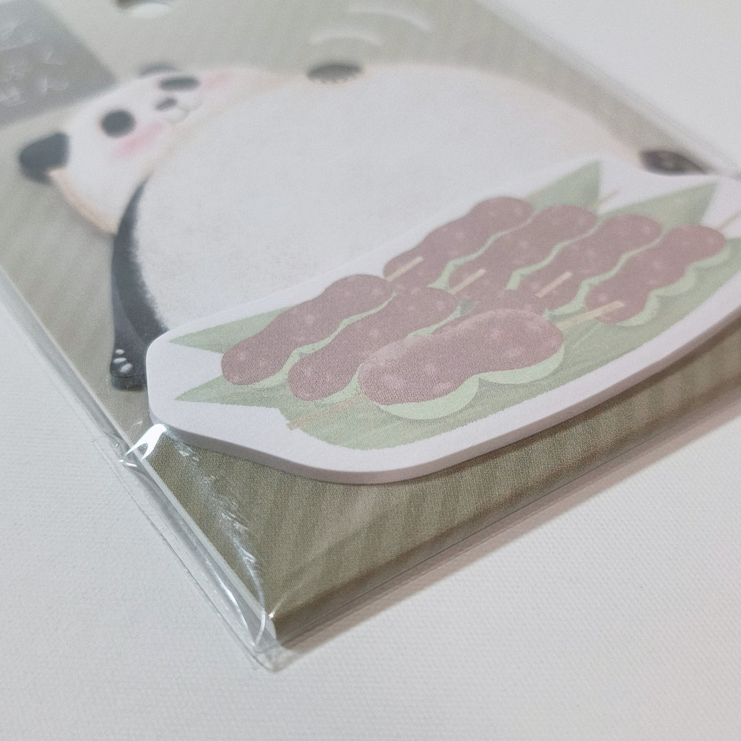 Panda Azuki Matcha Mochi Sticky Memo