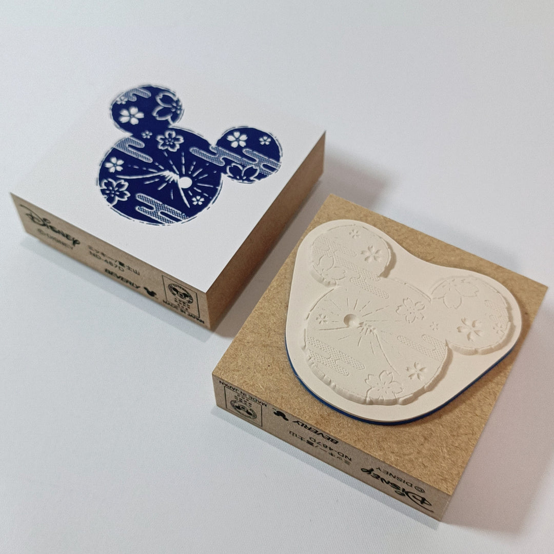 Disney Mickey Mouse Mt. Fuji Rubber Stamp