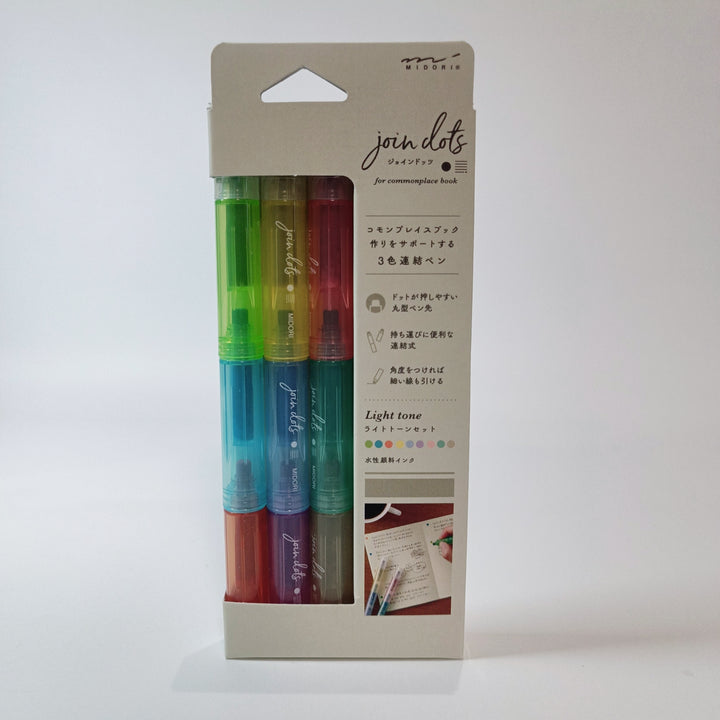 Midori Join Dots Pen Marker (Light Tone)