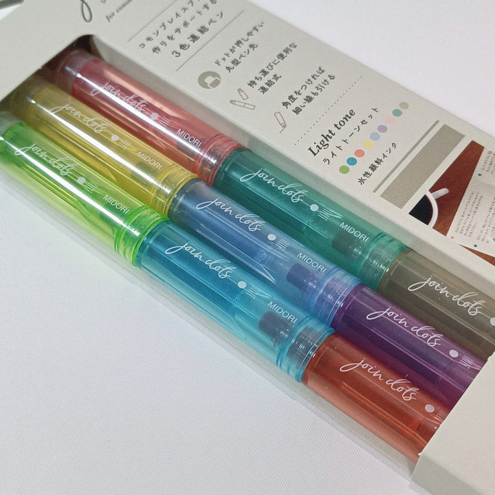 Midori Join Dots Pen Marker (Light Tone)