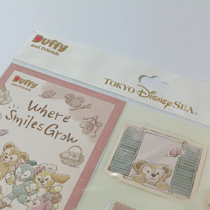 Disney Duffy and Friends Postcard and Sticker Set