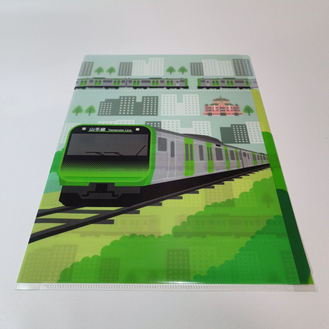 Trainiart Yamanote Line Tokyo Station A4 Clear File