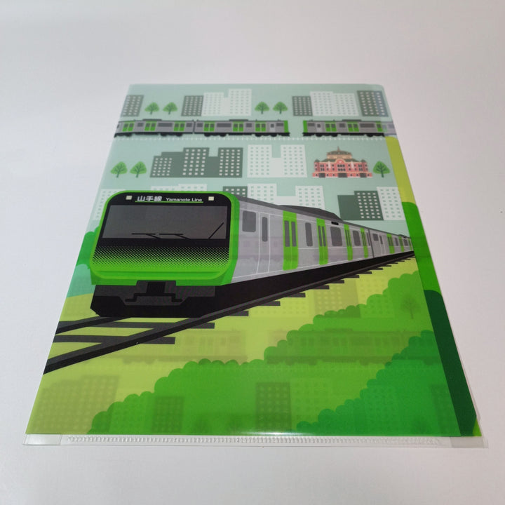 Trainiart Yamanote Line Tokyo Station A4 Clear File