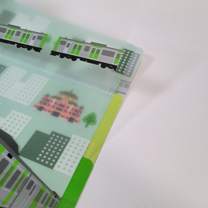 Trainiart Yamanote Line Tokyo Station A4 Clear File