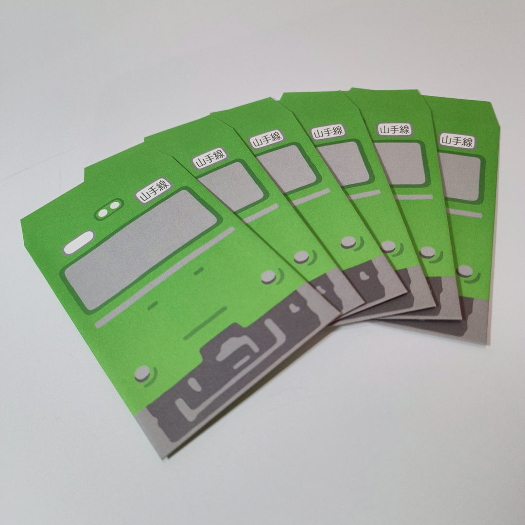 Trainiart Mini Envelope Yamanote Line (6 pcs.)