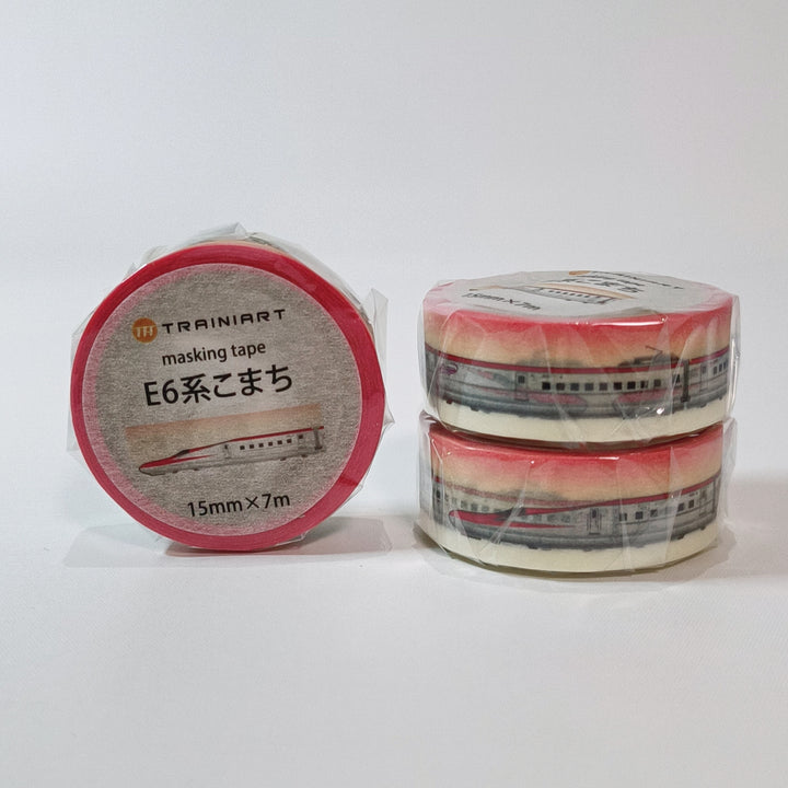 Trainiart E6 Komachi Train Washi Tape (15mm)