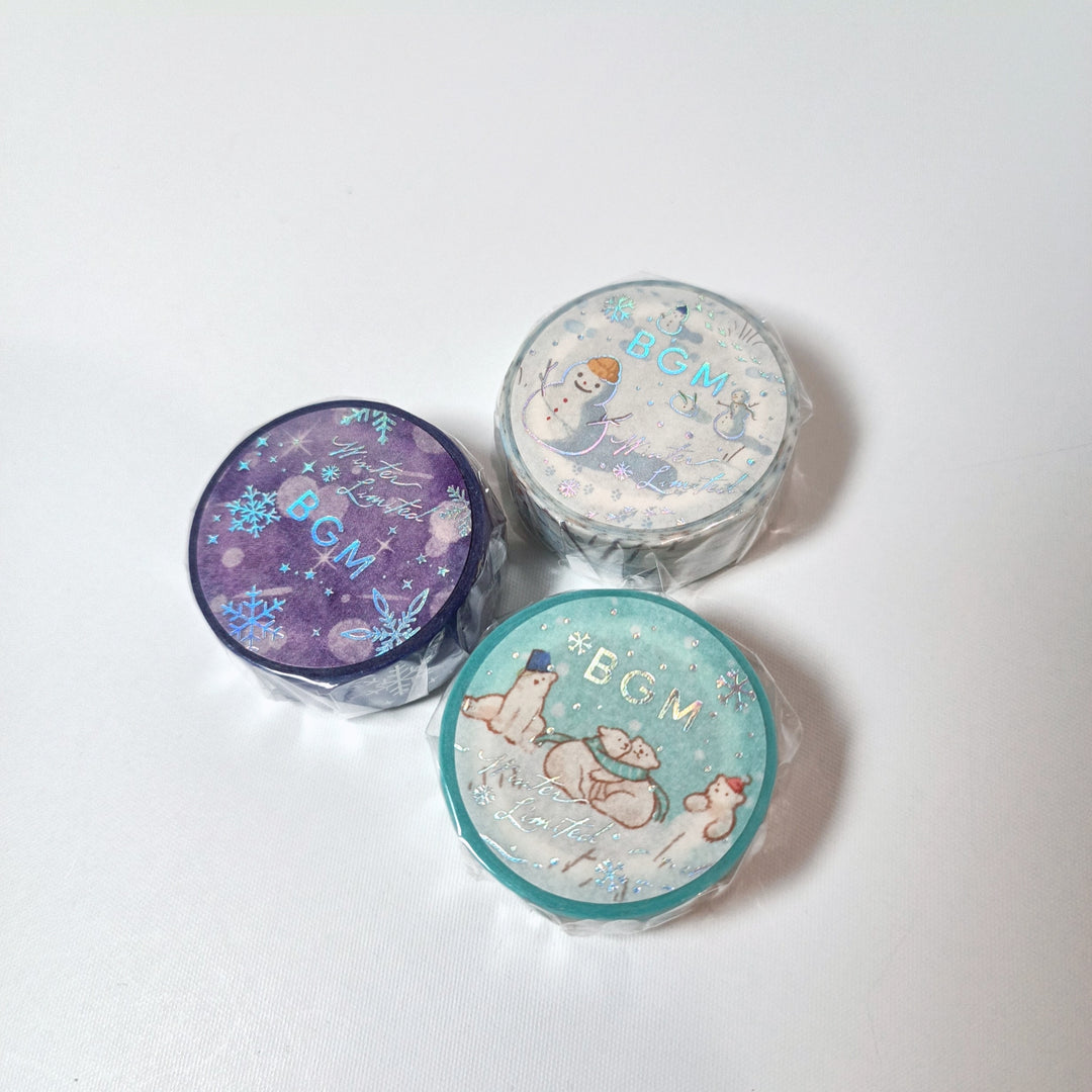 BGM Winter Washi Tape Set