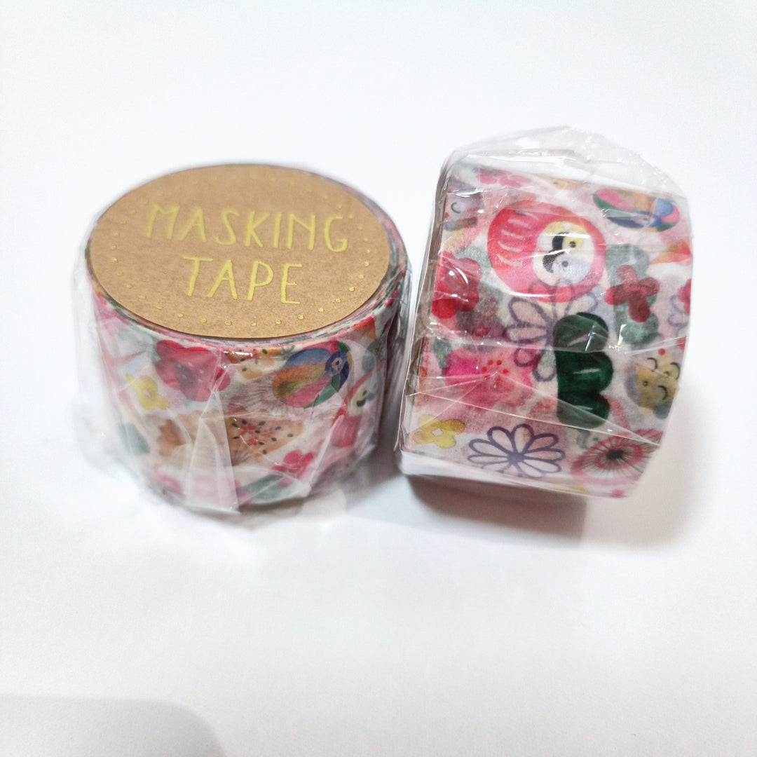 Japan Traditional Lucky Items Pattern Washi Tape