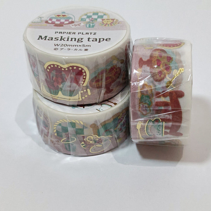 Papier Platz Alice Tea Party Washi Tape