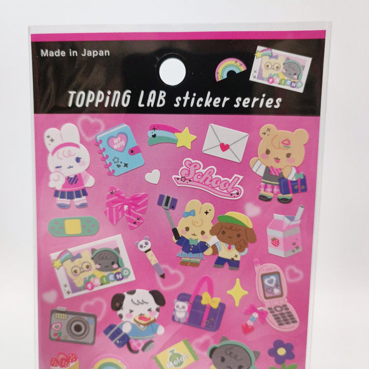 TOPPING Lab After School Fun Sticker Sheet