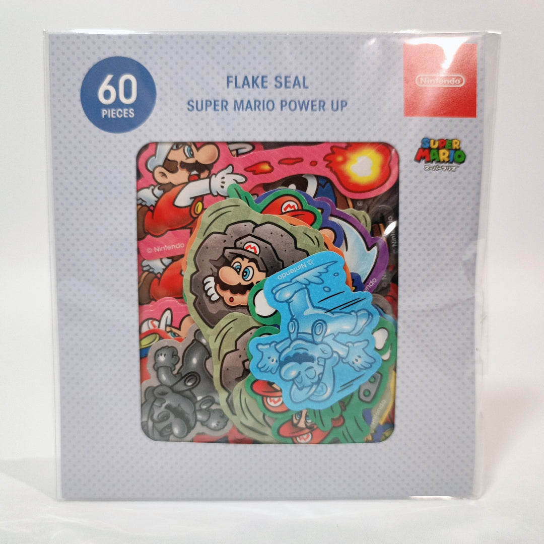 Nintendo Super Mario Power Up Flake Seal (60 pcs of sticker)