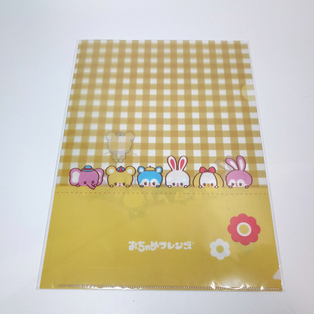 Ochame Friends A4 Clear File & Design Paper Set (5 designs × 4 sheets)