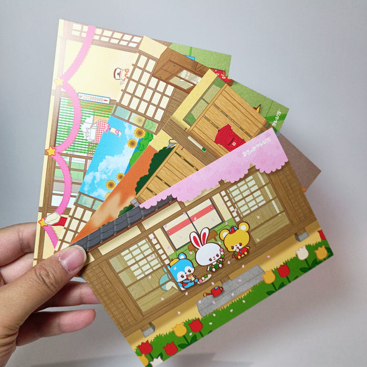 Ochame Friends Postcard Complete Set (8 designs)