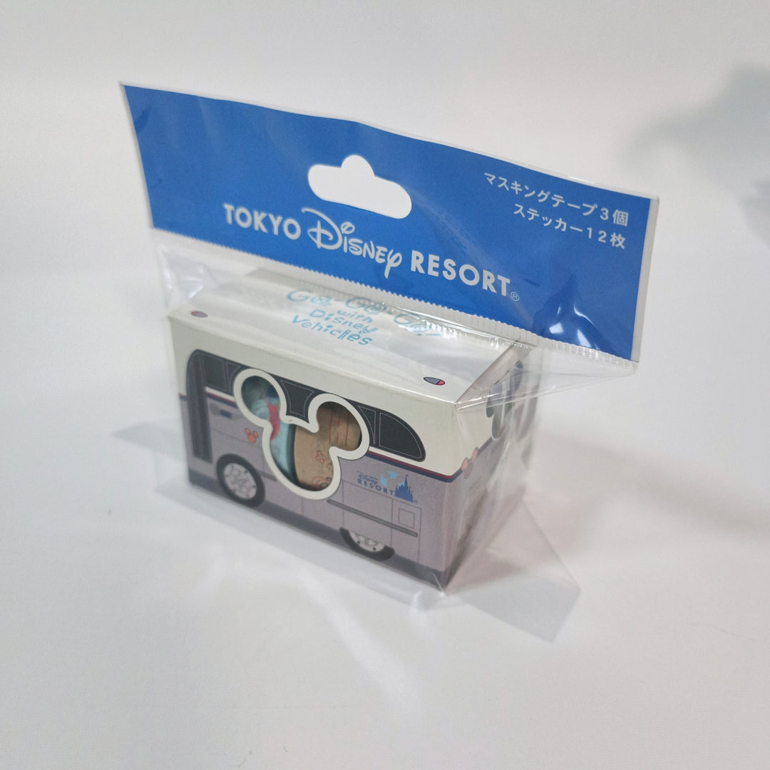 Tokyo Disney Vehicle Tape and Sticker Set