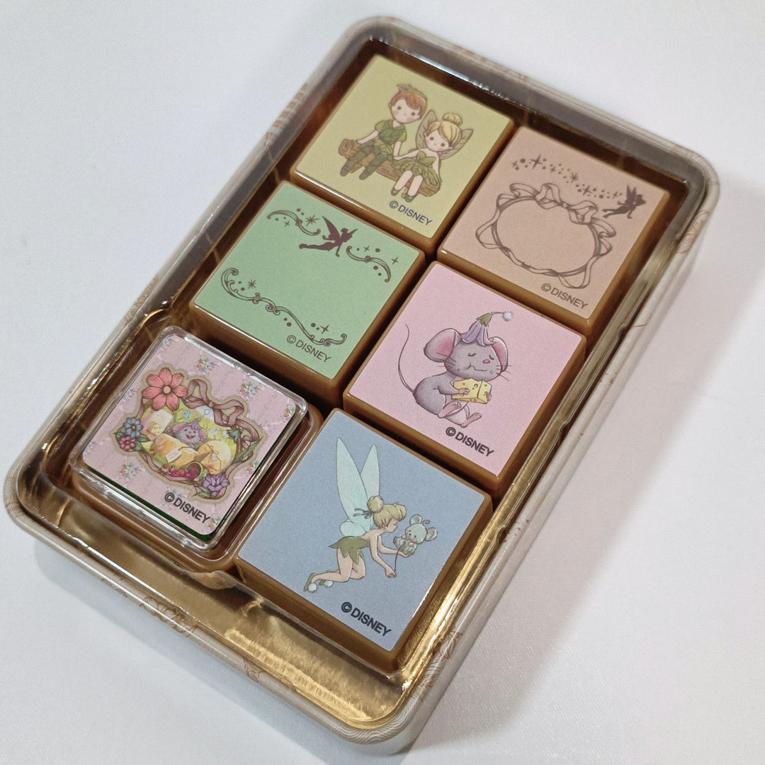 Tokyo Disney Fantasy Springs Peter Pan Tinkerbell's Busy Buggies Stamp Set (6 pcs.)