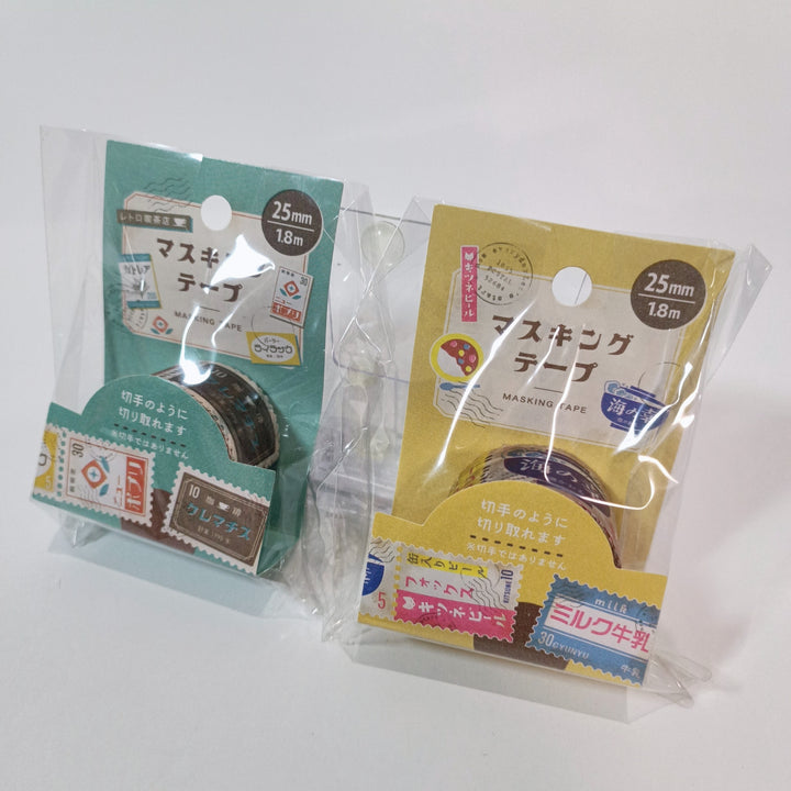 Japan Retro Signs Postal Stamp Tape Set (2 pcs.)