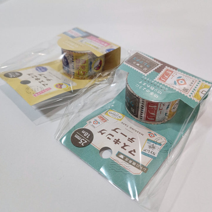 Japan Retro Signs Postal Stamp Tape Set (2 pcs.)