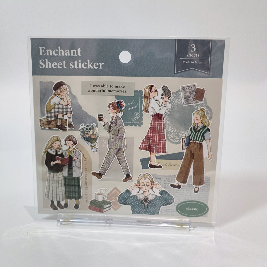 Enchant Wonderful Day Sticker Sheet Set B (3 pcs.)