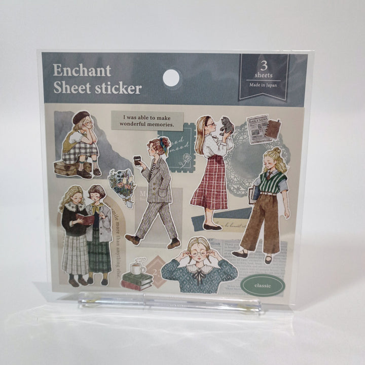 Enchant Wonderful Day Sticker Sheet Set B (3 pcs.)
