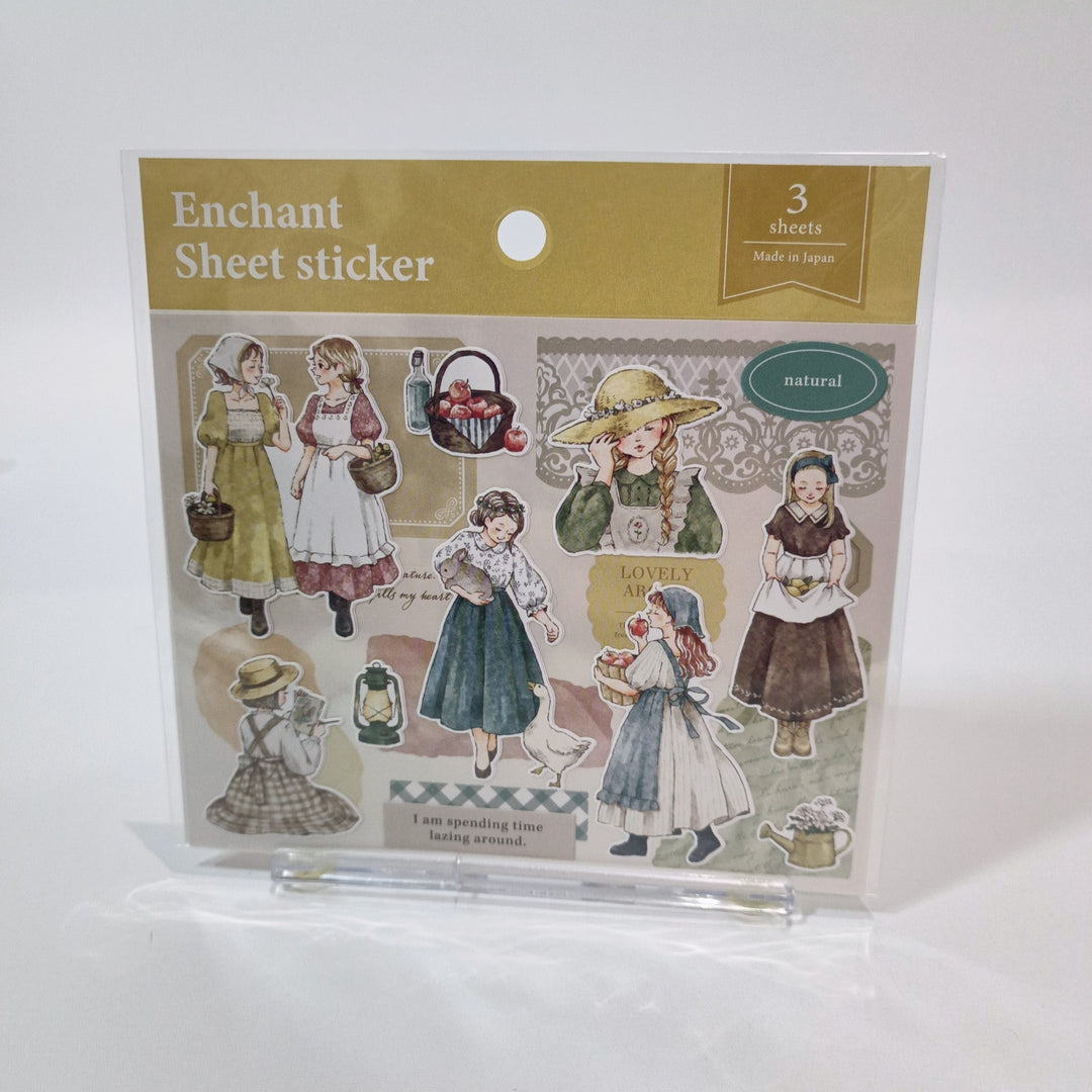 Enchant Wonderful Day Sticker Sheet Set B (3 pcs.)