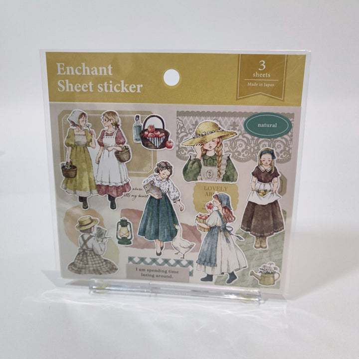 Enchant Wonderful Day Sticker Sheet Set B (3 pcs.)