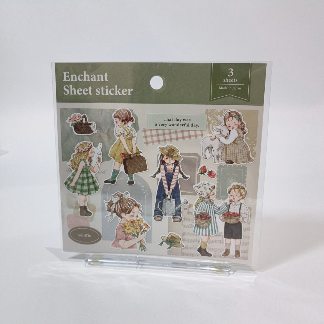 Enchant Wonderful Day Sticker Sheet Set B (3 pcs.)