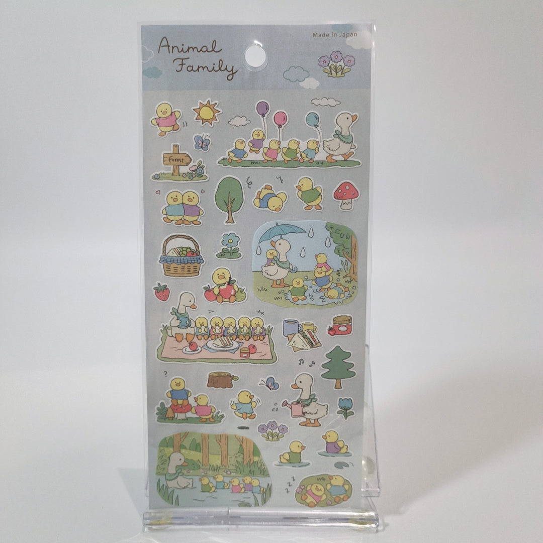 Animal Family Sticker Sheet Set (2 pcs.)