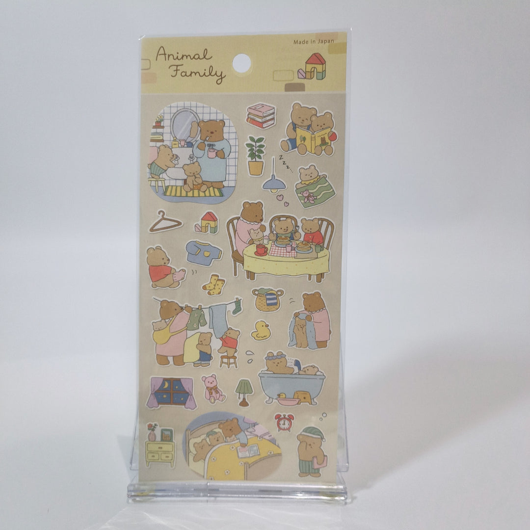Animal Family Sticker Sheet Set (2 pcs.)