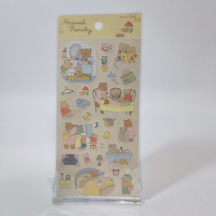 Animal Family Sticker Sheet Set (2 pcs.)